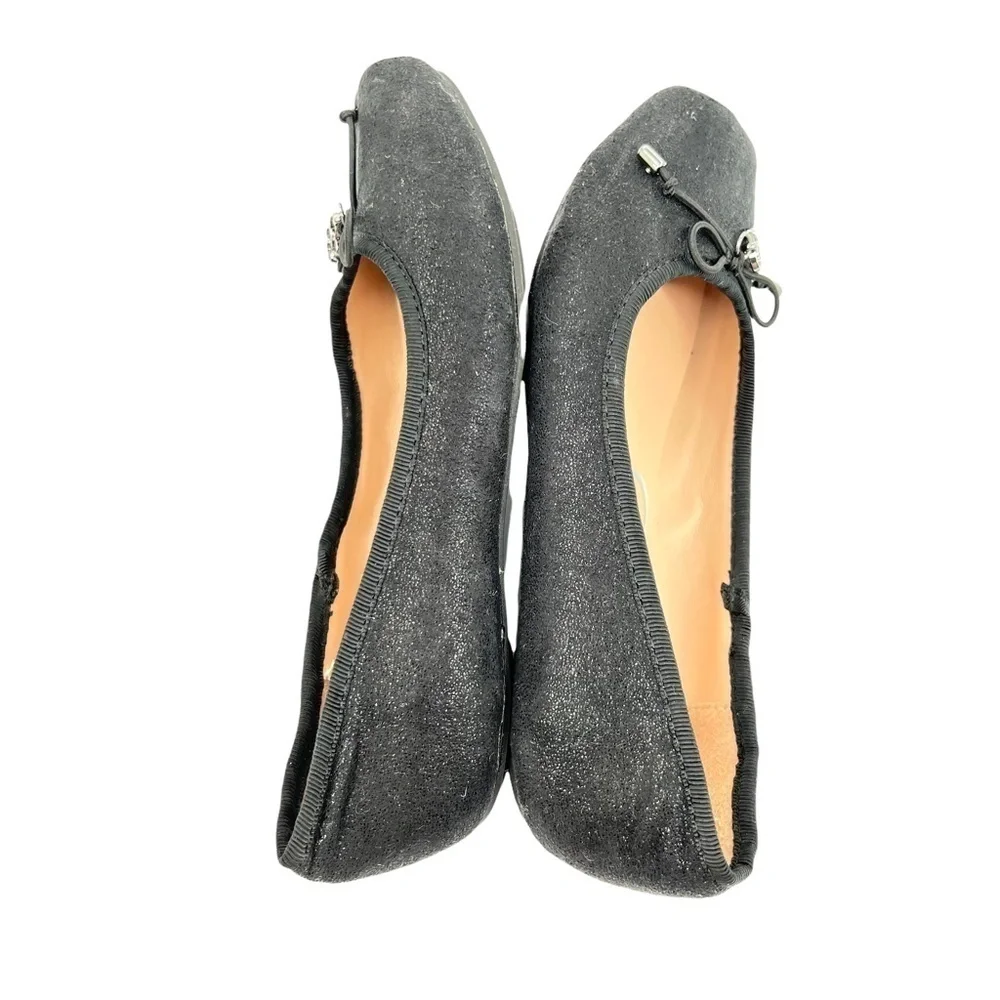 Jessica Simpson Everly Black Ballet Flats Size 12 1/2 Girl's